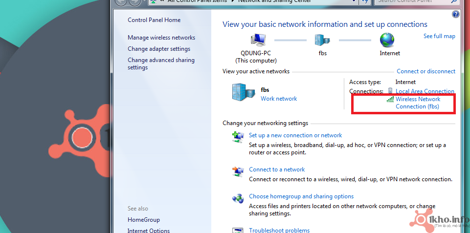 Cách xem password Wifi đã kết nối trên Windows 7/8/8.1