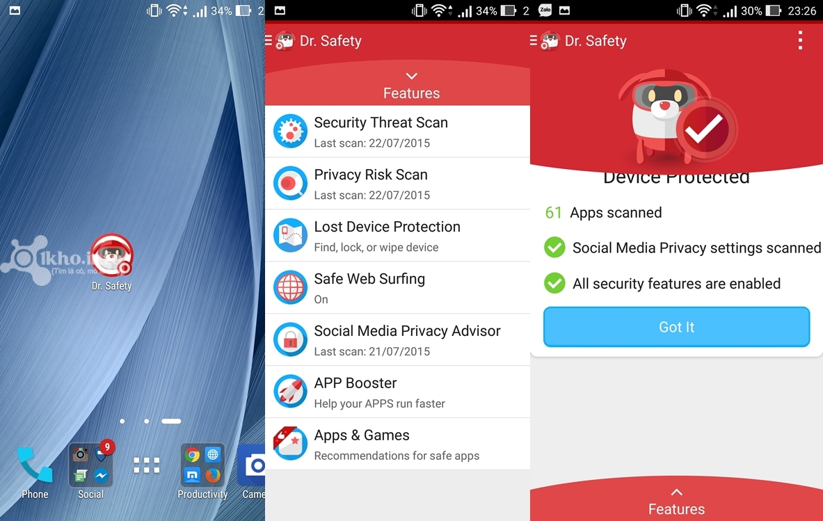 Tránh nhiễm mã độc trên Android với Dr. Safety