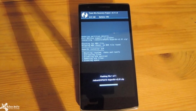Hướng dẫn cài đặt TWRP Recovery cho OnePlus One