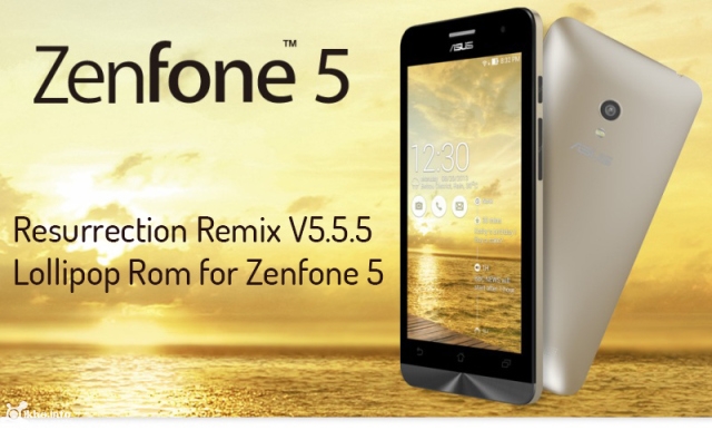 Cài đặt ROM Resurrection Remix V5.5.5 Lollipop cho ZenFone 5