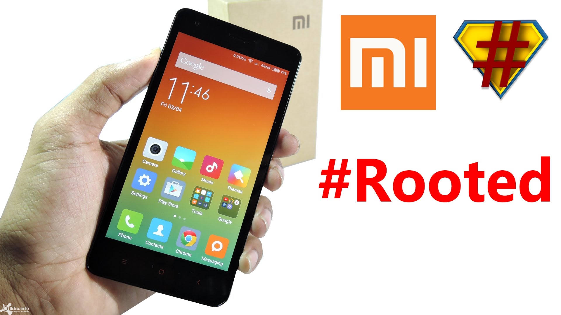 Hướng dẫn root Xiaomi Redmi 2 Miui V6.5.2.0 phiên bản quốc tế